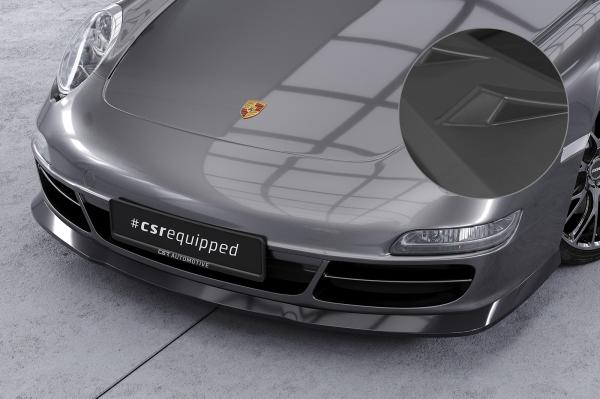 CSR Frontspoiler | Cup-Spoilerlippe mit ABE für Porsche 911/997 CSL114-L schwarz matt (Lackierung erforderlich)