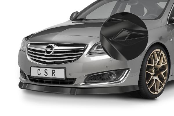 CSR Frontspoiler | Cup-Spoilerlippe mit ABE für Opel Insignia A CSL131-G Glossy schwarz Hochglanz (keine Lackierung erforderlich)