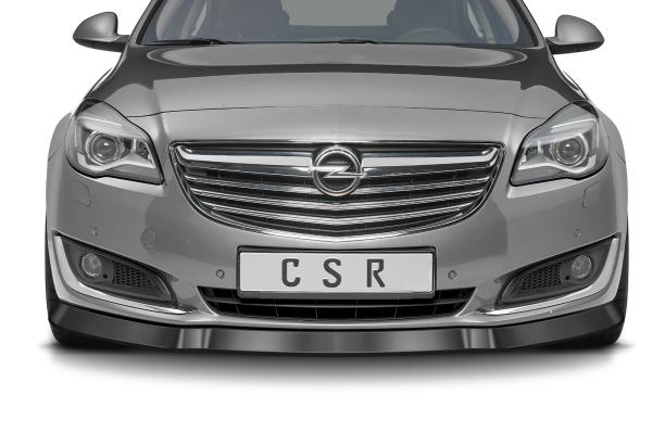 CSR Frontspoiler | Cup-Spoilerlippe mit ABE für Opel Insignia A CSL131-S schwarz matt strukturiert (keine Lackierung erforderlich)