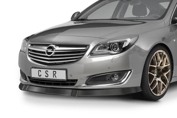 CSR Frontspoiler | Cup-Spoilerlippe mit ABE für Opel Insignia A CSL131-S schwarz matt strukturiert (keine Lackierung erforderlich)