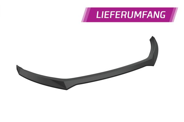 CSR Frontspoiler | Cup-Spoilerlippe mit ABE für Skoda Octavia 3 (Typ 5E) RS CSL150-L schwarz matt (Lackierung erforderlich)