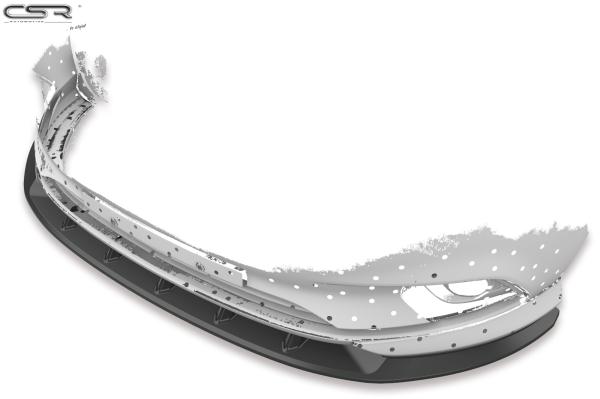 CSR Frontspoiler | Cup-Spoilerlippe mit ABE für Opel Corsa E OPC-Line CSR-CSL154-L schwarz matt (Lackierung erforderlich)