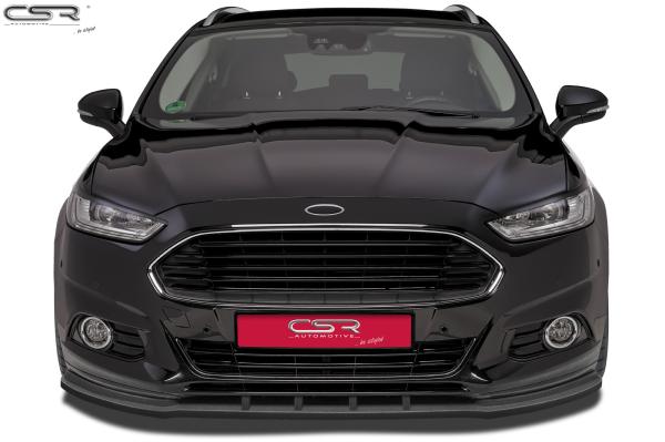 CSR Frontspoiler | Cup-Spoilerlippe mit ABE für Ford Mondeo MK5 CSL178-G Glossy schwarz Hochglanz (keine Lackierung erforderlich)