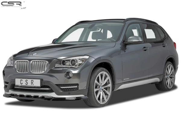 CSR Frontspoiler | Cup-Spoilerlippe mit ABE für BMW X1 E84 CSL197-L schwarz matt (Lackierung erforderlich)