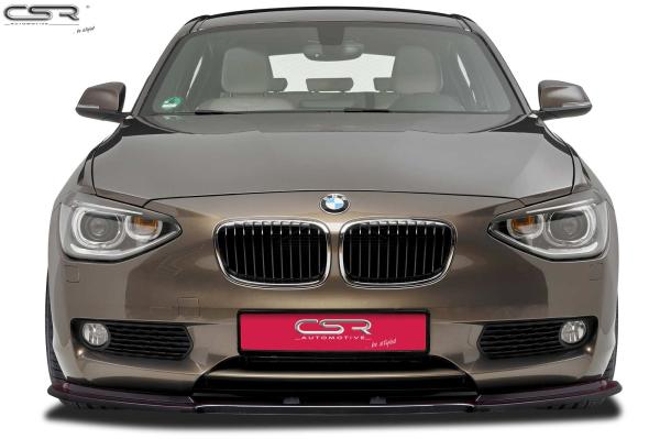 CSR Frontspoiler | Cup-Spoilerlippe mit ABE für BMW 1er F20/F21 CSL199-S schwarz matt strukturiert (keine Lackierung erforderlich)