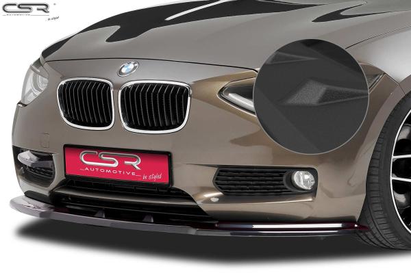 CSR Frontspoiler | Cup-Spoilerlippe mit ABE für BMW 1er F20/F21 CSL199-S schwarz matt strukturiert (keine Lackierung erforderlich)