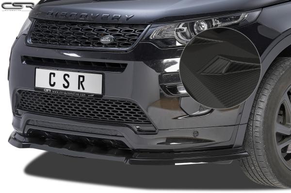 CSR Frontspoiler | Cup-Spoilerlippe mit ABE für Land Rover Discovery CSL309-M Carbon Look matt strukturiert (keine Lackierung erforderlich)