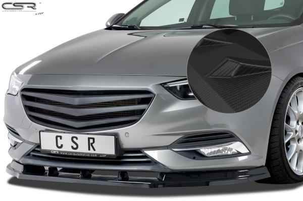 CSR Frontspoiler | Cup-Spoilerlippe mit ABE für Opel Insignia B CSL310-M Carbon Look matt strukturiert (keine Lackierung erforderlich)