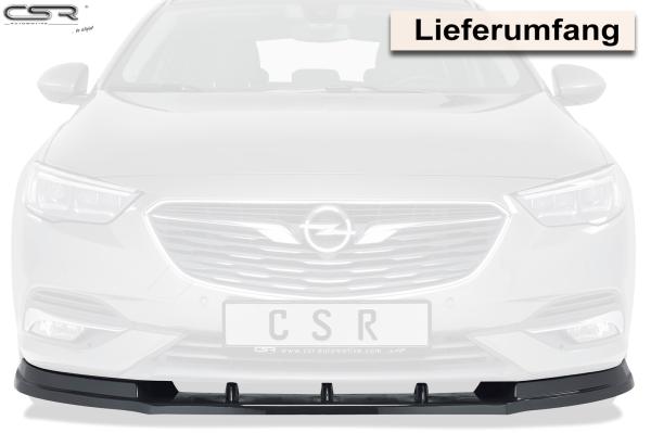 CSR Frontspoiler | Cup-Spoilerlippe mit ABE für Opel Insignia B CSL310-M Carbon Look matt strukturiert (keine Lackierung erforderlich)