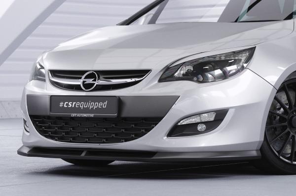 CSR Frontspoiler | Cup-Spoilerlippe mit ABE für Opel Astra J CSL311-M Carbon Look matt strukturiert (keine Lackierung erforderlich)