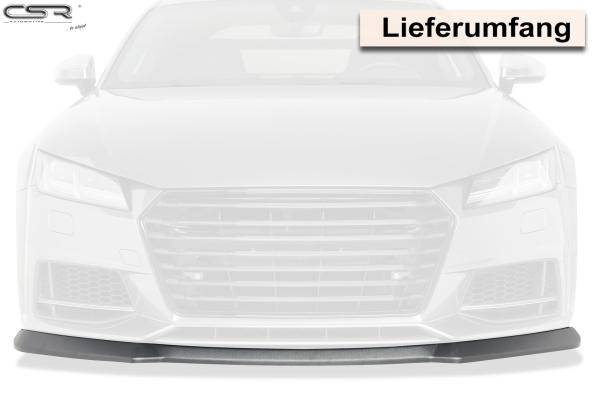 CSR Frontspoiler | Cup-Spoilerlippe mit ABE für Audi TTS FV/8S CSL320-K Kupfer matt (keine Lackierung erforderlich)