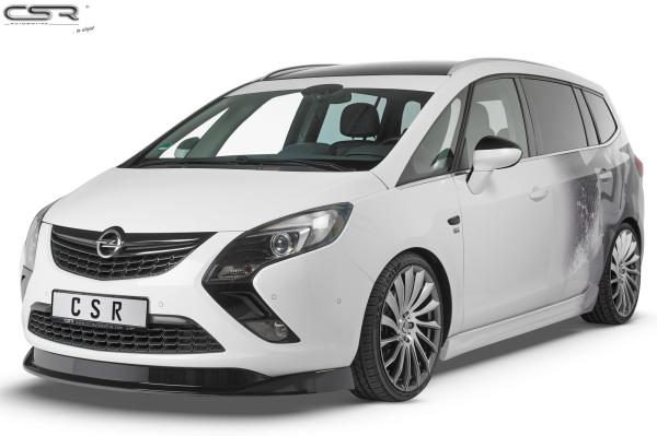 CSR Frontspoiler | Cup-Spoilerlippe mit ABE für Opel Zafira C CSL326-G Glossy schwarz Hochglanz (keine Lackierung erforderlich)
