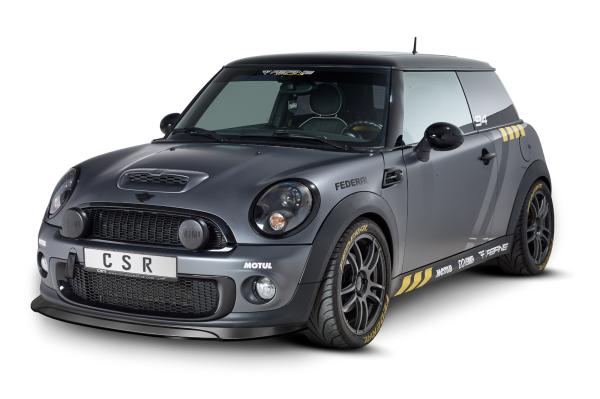 CSR Frontspoiler | Cup-Spoilerlippe mit ABE für Mini Rxx CSL334-C Carbon Look Hochglanz (keine Lackierung erforderlich)
