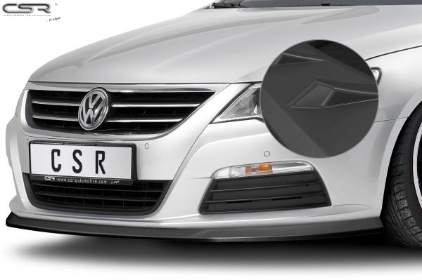 CSR Frontspoiler | Cup-Spoilerlippe mit ABE für VW Passat CC CSL341-L schwarz matt (Lackierung erforderlich)