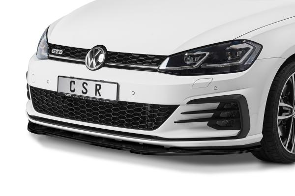 CSR Frontspoiler | Cup-Spoilerlippe mit ABE für VW Golf 7 GTI / GTD CSL345-K Kupfer matt (keine Lackierung erforderlich)