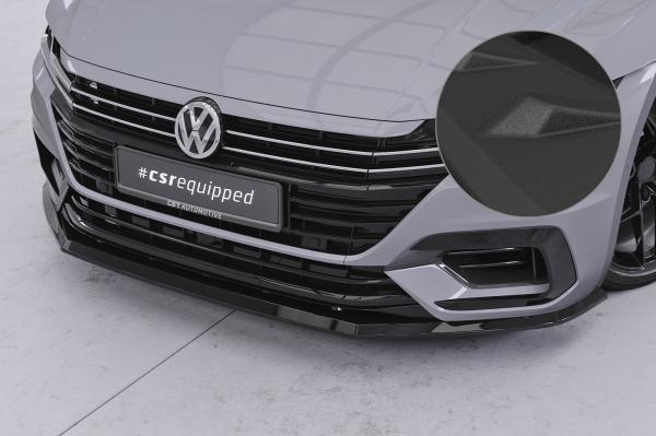 CSR Frontspoiler | Cup-Spoilerlippe mit ABE für VW Arteon R-Line CSL348-S schwarz matt strukturiert (keine Lackierung erforderlich)