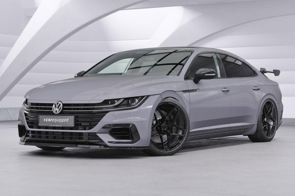 CSR Frontspoiler | Cup-Spoilerlippe mit ABE für VW Arteon R-Line CSL348-L schwarz matt (Lackierung erforderlich)