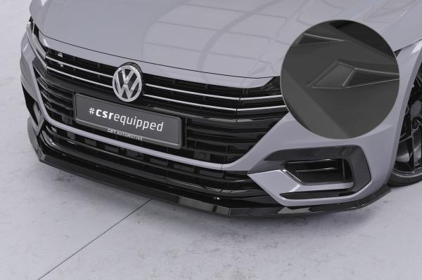 CSR Frontspoiler | Cup-Spoilerlippe mit ABE für VW Arteon R-Line CSL348-L schwarz matt (Lackierung erforderlich)