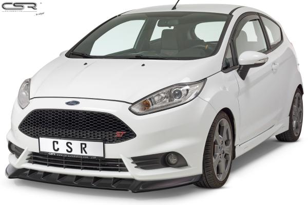 CSR Frontspoiler | Cup-Spoilerlippe mit ABE für Ford Fiesta MK7 ST CSL351-L schwarz matt (Lackierung erforderlich)