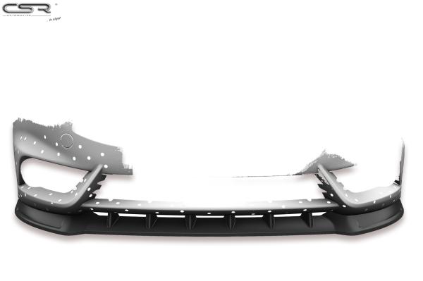 CSR Frontspoiler | Cup-Spoilerlippe mit ABE für Ford Fiesta MK7 ST CSL351-L schwarz matt (Lackierung erforderlich)