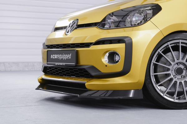 CSR Frontspoiler | Cup-Spoilerlippe mit ABE für VW up! CSL353-G Glossy schwarz glänzend (keine Lackierung erforderlich)