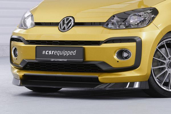 CSR Frontspoiler | Cup-Spoilerlippe mit ABE für VW up! CSL353-G Glossy schwarz glänzend (keine Lackierung erforderlich)