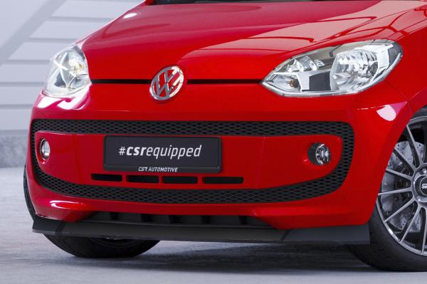 CSR Frontspoiler | Cup-Spoilerlippe mit ABE für VW up! CSL354-C Carbon Look glänzend (keine Lackierung erforderlich)