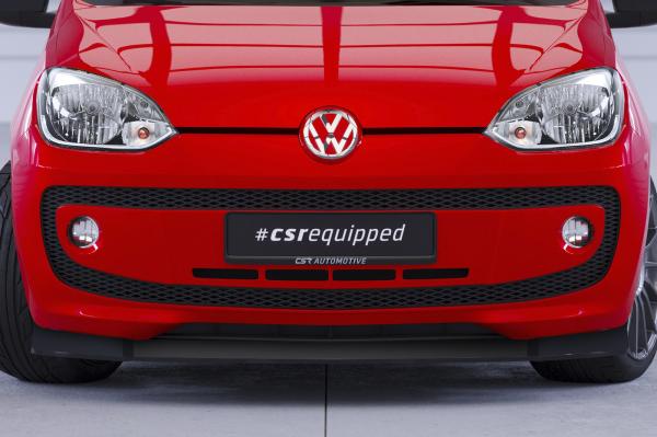 CSR Frontspoiler | Cup-Spoilerlippe mit ABE für VW up! CSL354-C Carbon Look glänzend (keine Lackierung erforderlich)