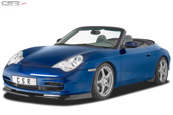 CSR Frontspoiler | Cup-Spoilerlippe mit ABE für Porsche 911/996 CSL355-G Glossy schwarz glänzend (keine Lackierung erforderlich)
