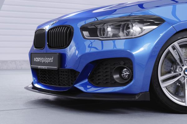 CSR Frontspoiler | Cup-Spoilerlippe mit ABE für BMW 1er F20/F21 M-Paket CSL356-S schwarz matt strukturiert (keine Lackierung erforderlich)