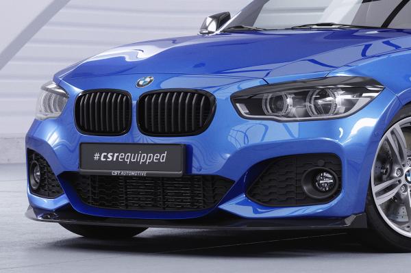 CSR Frontspoiler | Cup-Spoilerlippe mit ABE für BMW 1er F20/F21 M-Paket CSL356-S schwarz matt strukturiert (keine Lackierung erforderlich)