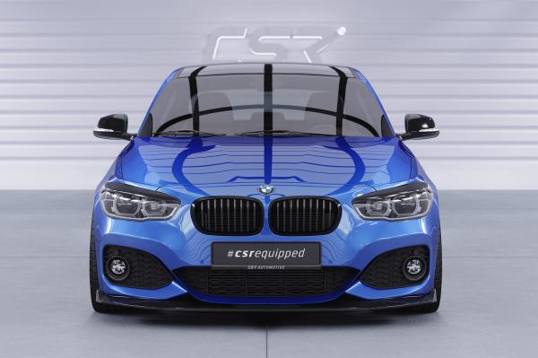 CSR Frontspoiler | Cup-Spoilerlippe mit ABE für BMW 1er F20/F21 M-Paket CSL356-S schwarz matt strukturiert (keine Lackierung erforderlich)