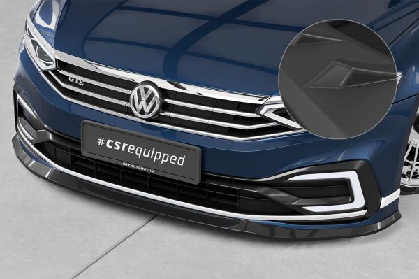 CSR Frontspoiler | Cup-Spoilerlippe mit ABE für VW Passat B8 Typ 3G CSL362-L schwarz matt (Lackierung erforderlich)
