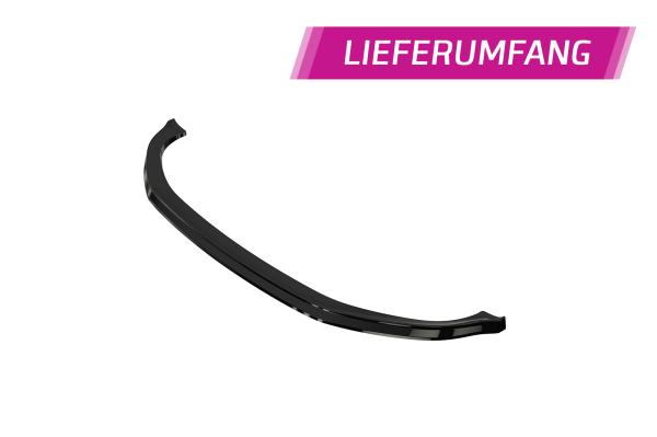 CSR Frontspoiler | Cup-Spoilerlippe mit ABE für VW T5 Bus CSL363-M Carbon Look matt strukturiert (keine Lackierung erforderlich)