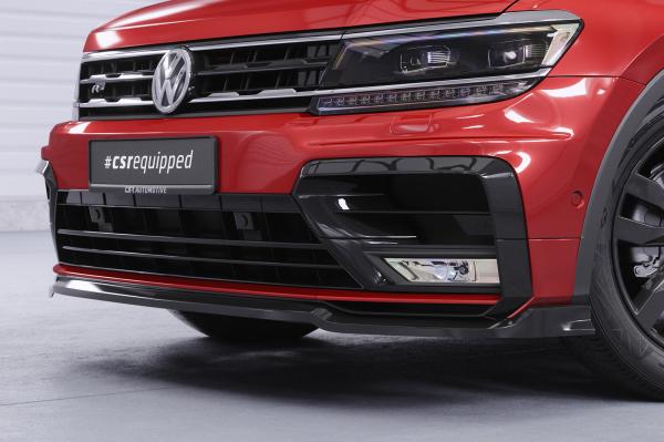 CSR Frontspoiler | Cup-Spoilerlippe mit ABE für VW Tiguan II (Typ AD1) R-Line CSL367-K Kupfer matt (keine Lackierung erforderlich)