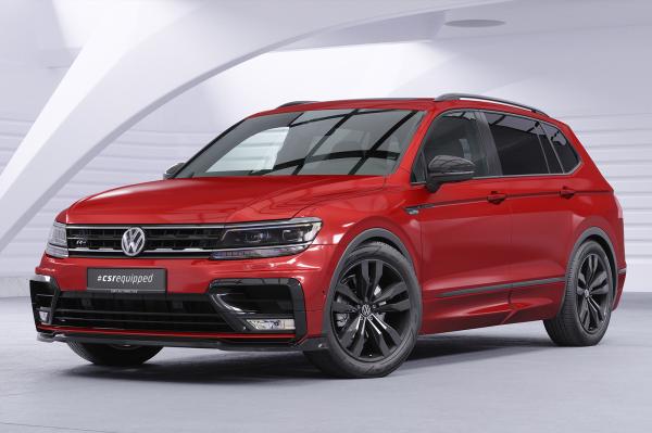 CSR Frontspoiler | Cup-Spoilerlippe mit ABE für VW Tiguan II (Typ AD1) R-Line CSL367-K Kupfer matt (keine Lackierung erforderlich)