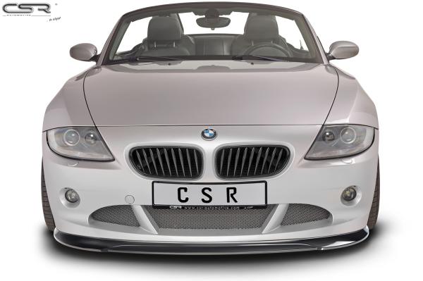 CSR Frontspoiler | Cup-Spoilerlippe mit ABE für BMW Z4 E85 CSL370-G Glossy schwarz Hochglanz (keine Lackierung erforderlich)