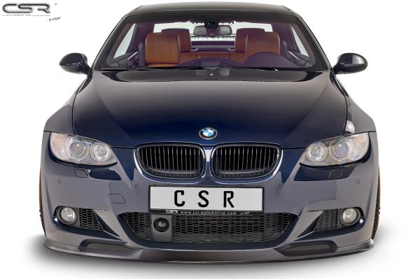 CSR Frontspoiler | Cup-Spoilerlippe mit ABE für BMW 3er E92/E93 M-Paket CSL372-G Glossy schwarz glänzend (keine Lackierung erforderlich)