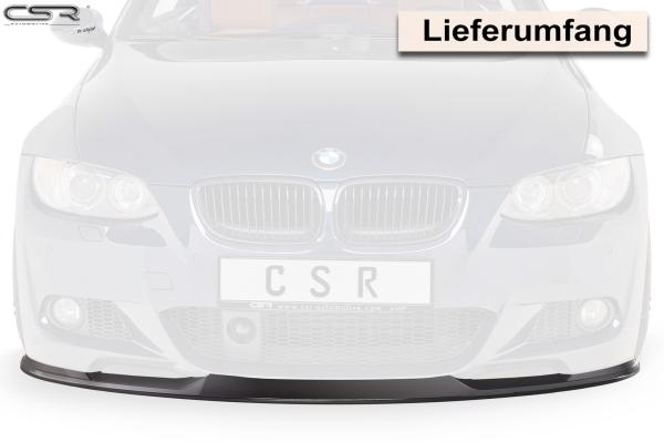CSR Frontspoiler | Cup-Spoilerlippe mit ABE für BMW 3er E92/E93 M-Paket CSL372-G Glossy schwarz glänzend (keine Lackierung erforderlich)