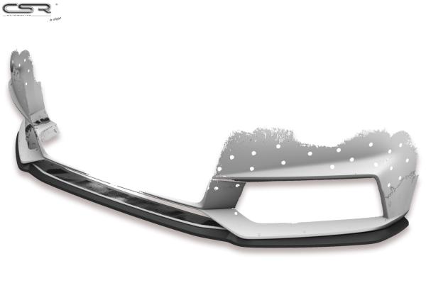 CSR Frontspoiler | Cup-Spoilerlippe mit ABE für Audi A4/S4 B9 8W CSL377-L Lackierung erforderlich (schwarz matt)