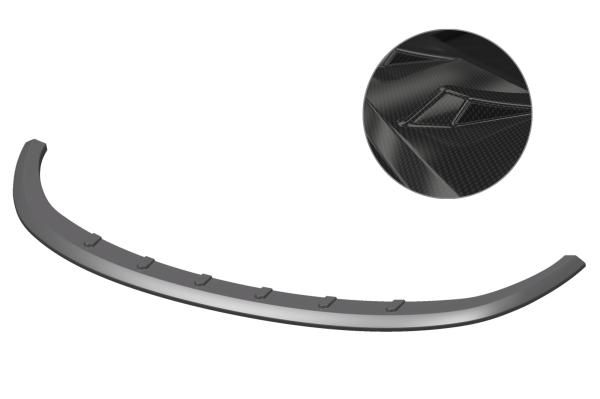 CSR Frontspoiler | Cup-Spoilerlippe mit ABE für VW Golf 5 R32 CSL381-C Carbon Look glänzend (keine Lackierung erforderlich)