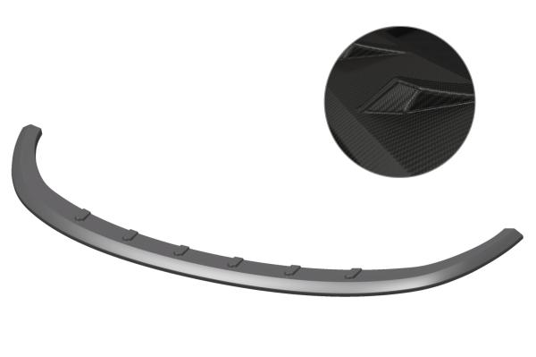 CSR Frontspoiler | Cup-Spoilerlippe mit ABE für VW Golf 5 R32 CSL381-M Carbon Look matt strukturiert (keine Lackierung erforderlich)