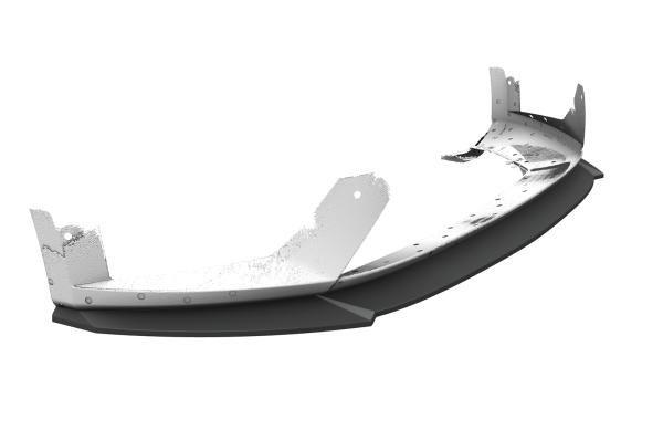 CSR Frontspoiler | Cup-Spoilerlippe mit ABE für Seat Leon 3 (Typ 5F) Cupra/FR CSL390-L Lackierung erforderlich (schwarz matt)