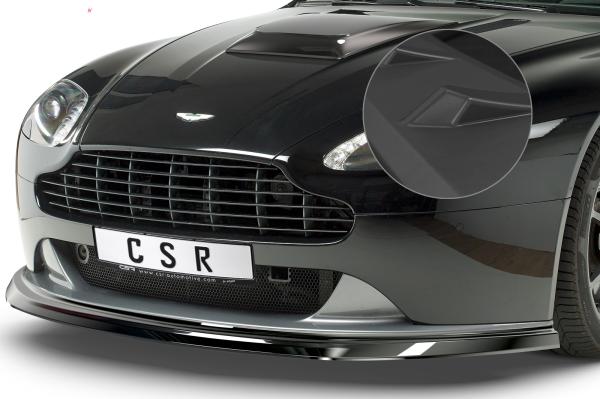 CSR Frontspoiler | Cup-Spoilerlippe mit ABE für Aston Martin Vantage CSL392-L schwarz matt (Lackierung erforderlich)