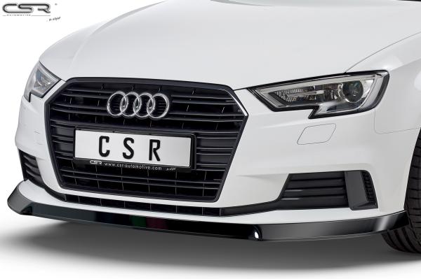 CSR Frontspoiler | Cup-Spoilerlippe mit ABE für Audi A3 8V CSL393-K Kupfer matt (keine Lackierung erforderlich)