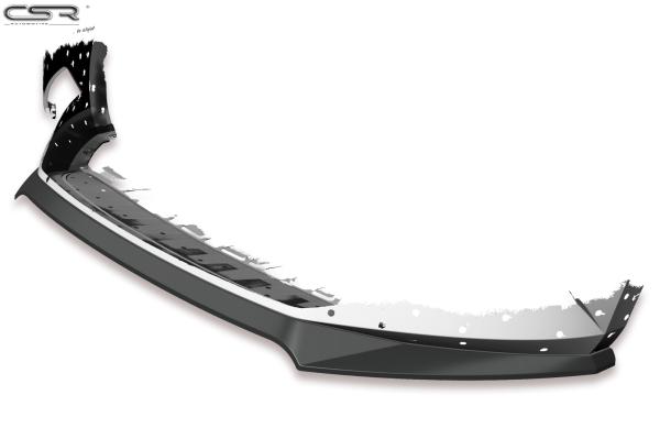 CSR Frontspoiler | Cup-Spoilerlippe mit ABE für Skoda Superb III (3V) CSL401-L schwarz matt (Lackierung erforderlich)