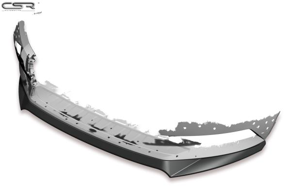 CSR Frontspoiler | Cup-Spoilerlippe mit ABE für Skoda Superb III (3V) CSL401-L schwarz matt (Lackierung erforderlich)