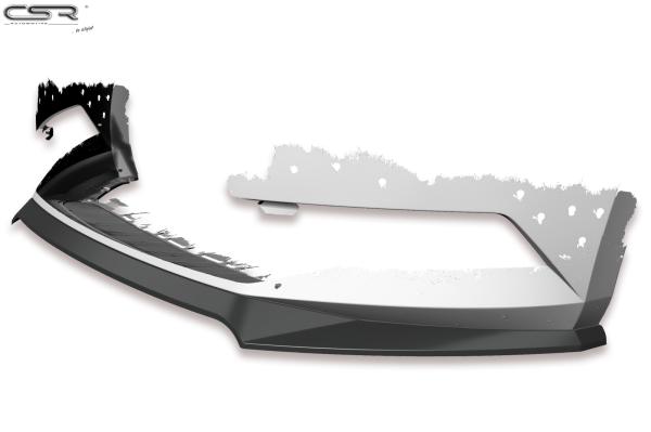 CSR Frontspoiler | Cup-Spoilerlippe mit ABE für Skoda Superb III (3V) CSL401-L schwarz matt (Lackierung erforderlich)