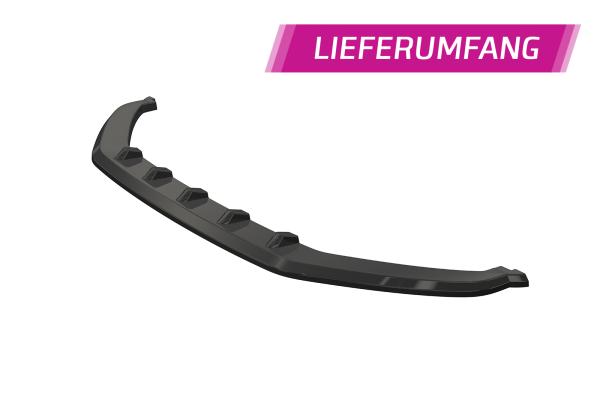 CSR Frontspoiler | Cup-Spoilerlippe mit ABE für VW T-Roc (A1) R-Line CSL402-G Glossy schwarz glänzend (keine Lackierung erforderlich)