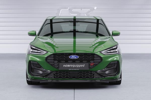 CSR Frontspoiler | Cup-Spoilerlippe mit ABE für Ford Focus MK4 ST / ST-Line CSL406-L schwarz matt (Lackierung erforderlich)